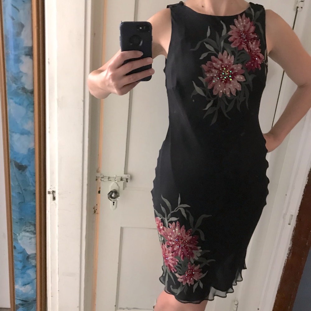 100% silk Robbie Bee cocktail dress